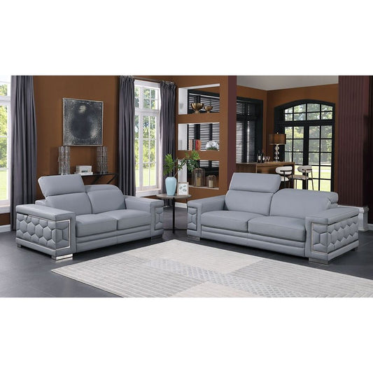 MI-1250 Favo 2-Piece Living Room Set Light Blue