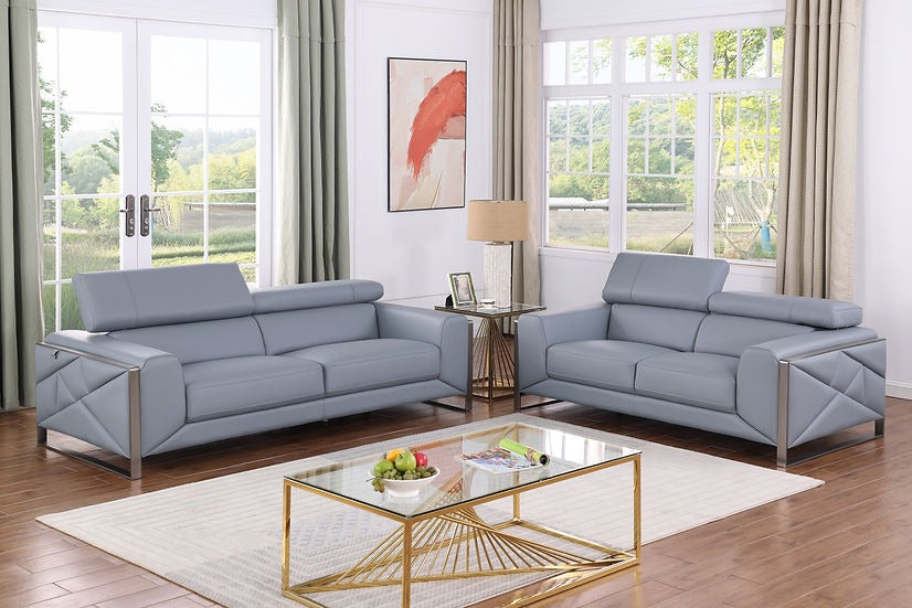 MI-989 Giorgio Living Room Set Light Blue