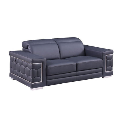 MI-1250 Favo 3-Piece Living Room Set Dark Navy