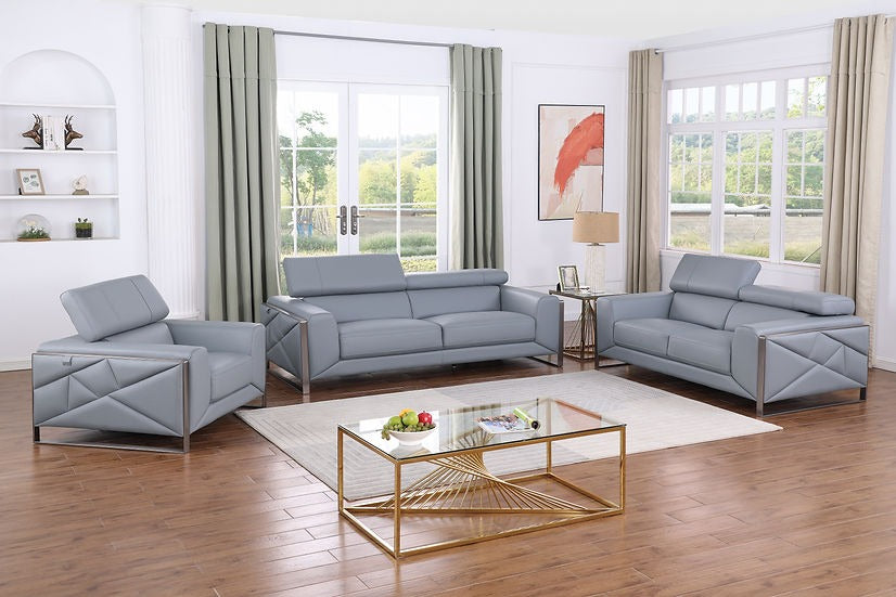 MI-989 Giorgio Living Room Set Light Blue