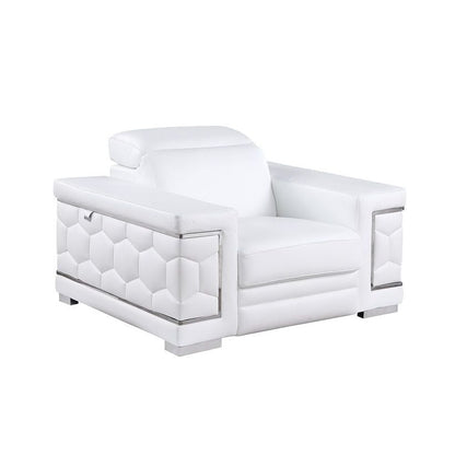MI-1250 Favo 3-Piece Living Room Set White