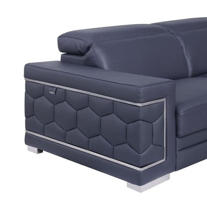 MI-1250 Favo 3-Piece Living Room Set Dark Navy