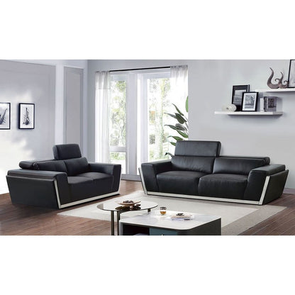 MI-8010 Domo 3-Piece Living Room Set Black