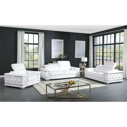 MI-1250 Favo 3-Piece Living Room Set White