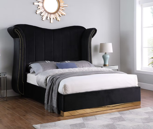 Royale Wingback Bed