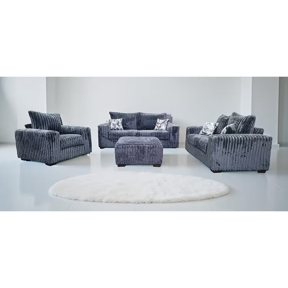 S320 Texan Oversize Living Room Set Grey