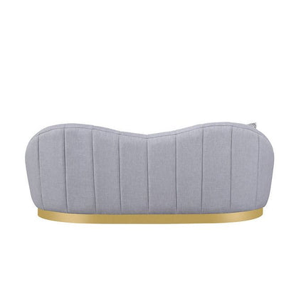 Olena S4046 Sofa and Loveseat Set Dove Grey