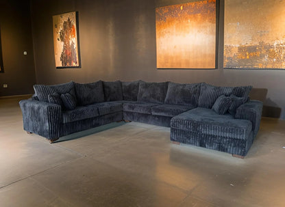 Big Texan 4pcs Sectional (BLACK)