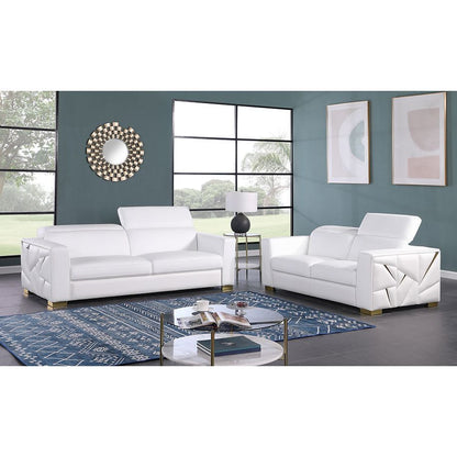 MI-1240 Astra Living Room Set White