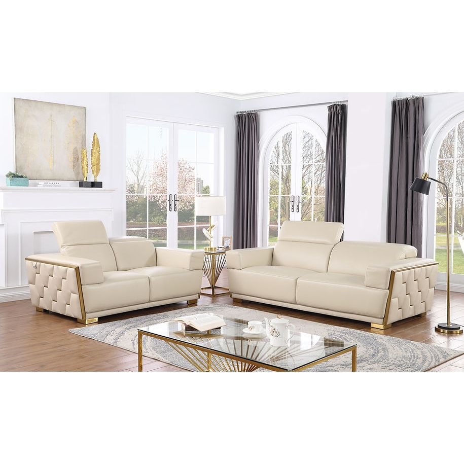MI-1245 Hexor Living Room Set Beige