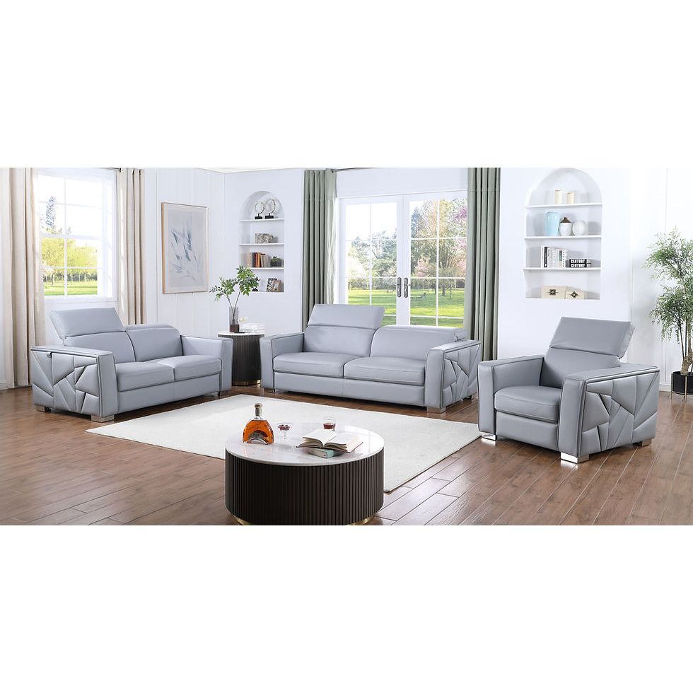 MI-1240 Astra Living Room Set Light Blue