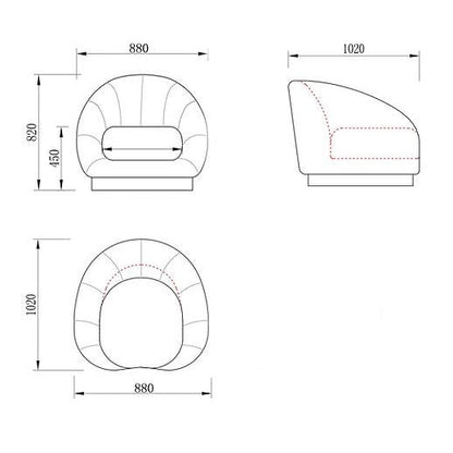 Olena S4046 Sofa and Loveseat Set Dove Grey
