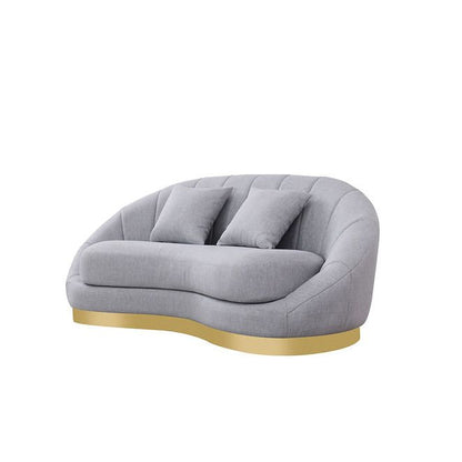 Olena S4046 Sofa and Loveseat Set Dove Grey