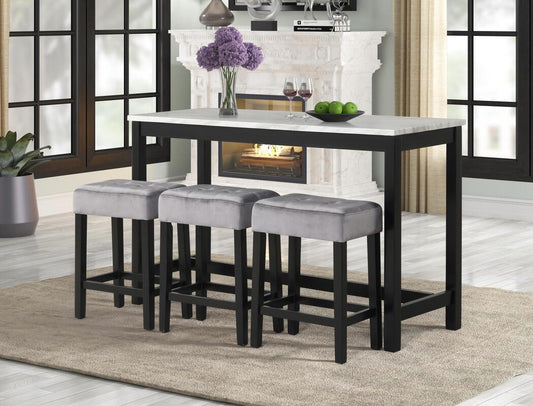 Gloria 4-Piece Counter Height Set