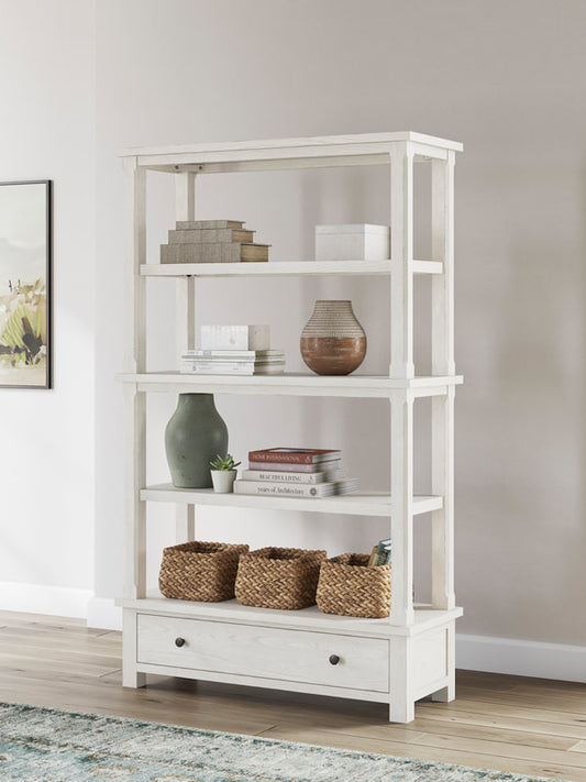 Willow Farmhouse Open Shelf Bookcase