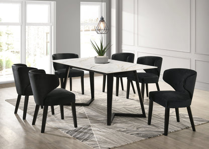 Hamilton 7-Piece Dining Set Black