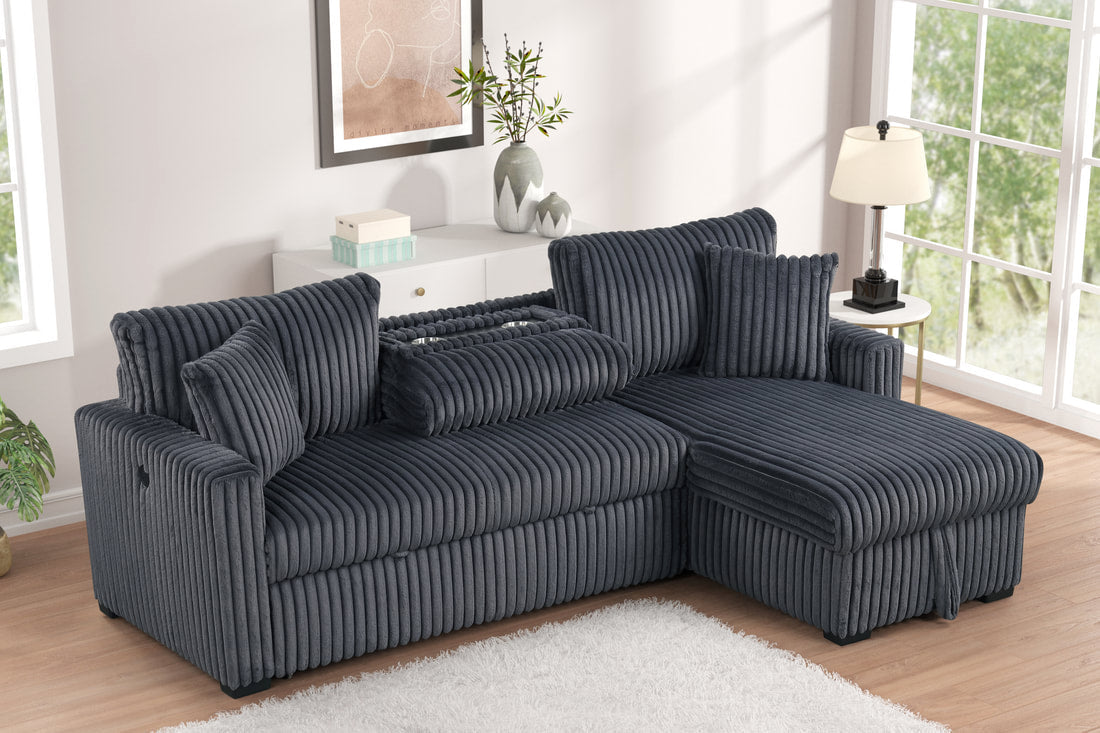 Harper Plush Chaise Sectional