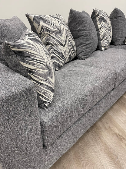 110 Stationary Sectional Sofa Charcoal