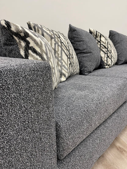 110 Sofa and Loveseat Set Steel