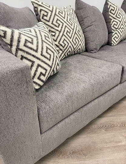 110 Stationary Sectional Sofa Smoke