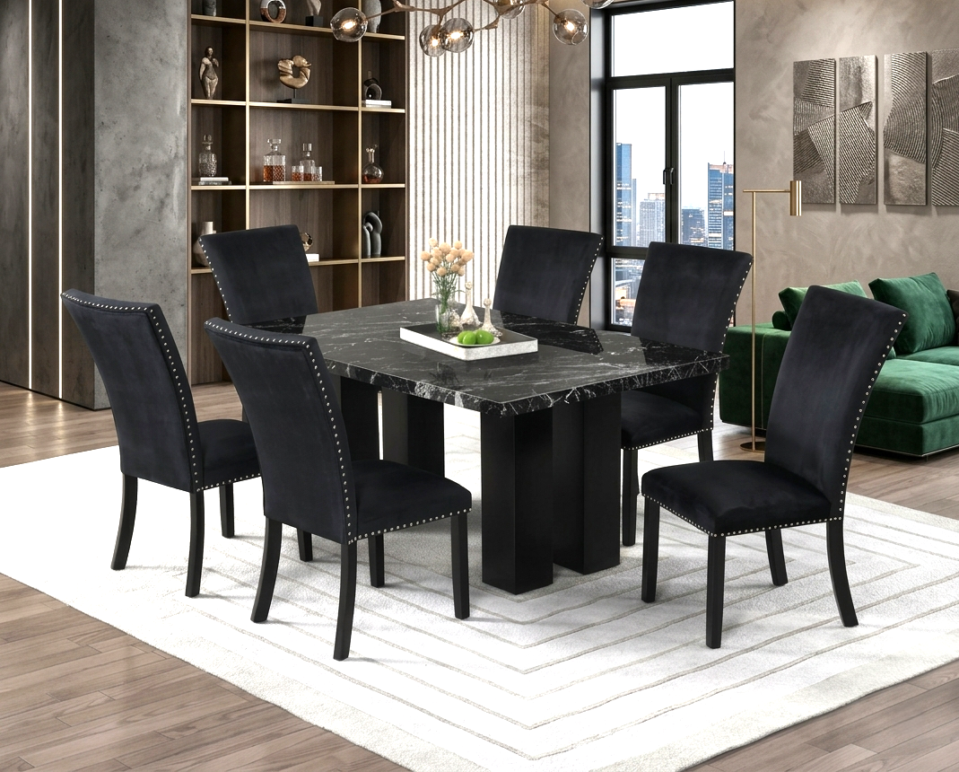 1220 Onyx 7-Piece Dining Set Onyx