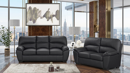 Tiffany Stationary Living Room Set Black