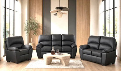 Tiffany Stationary Living Room Set Black