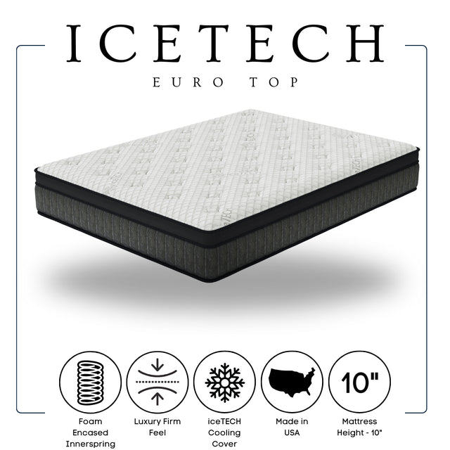 ICETECH - 10" Euro Top Mattress