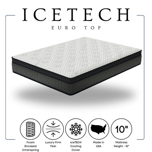ICETECH - 10" Euro Top Mattress