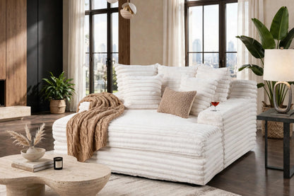 4600 Large Chaise Lounge Beige