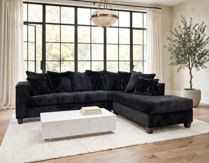 410 Stationary Sectional Black