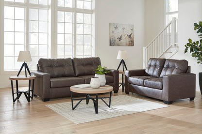 Ashley 170-03 Stationary Sofa and Loveseat Set Umber