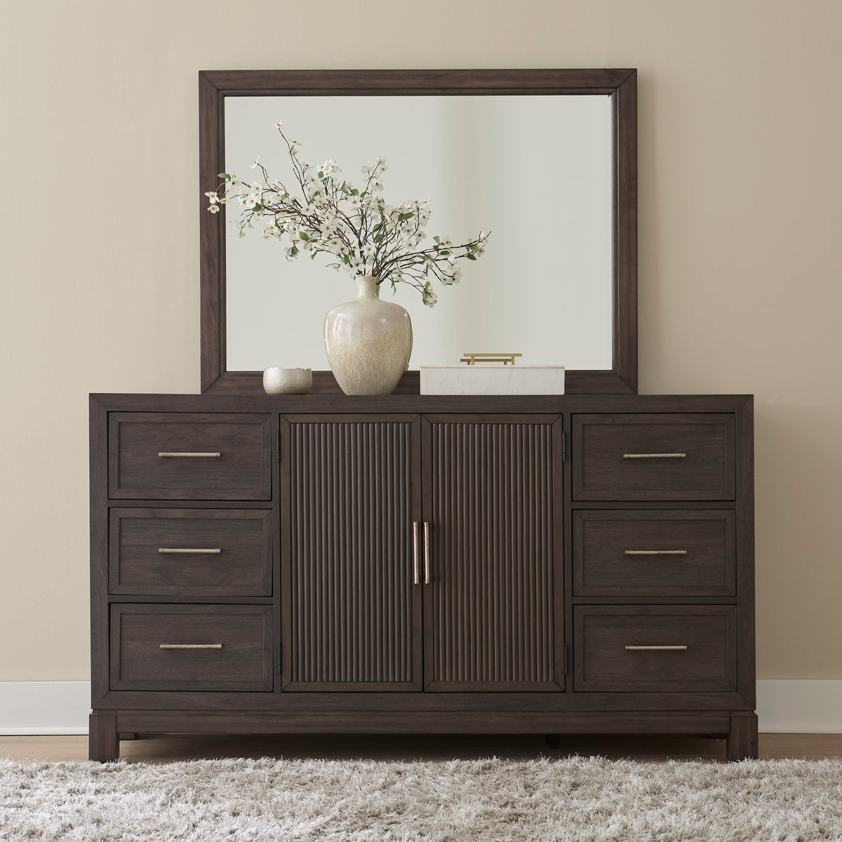 313 4-Piece Queen Bedroom Set Cafe