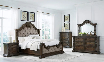 Ashley B947 5-Piece Bedroom Set Dark Brown