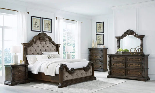 Ashley B947 5-Piece Bedroom Set Dark Brown