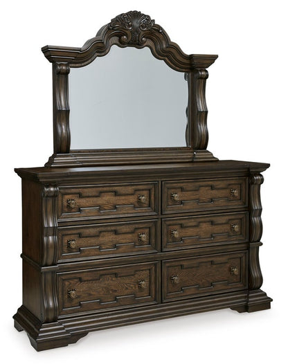 Ashley B947 5-Piece Bedroom Set Dark Brown