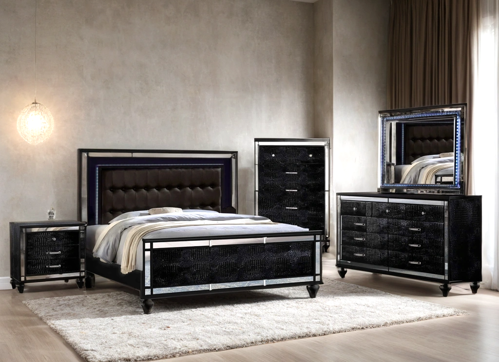 Blanca2 Bedroom Set Black