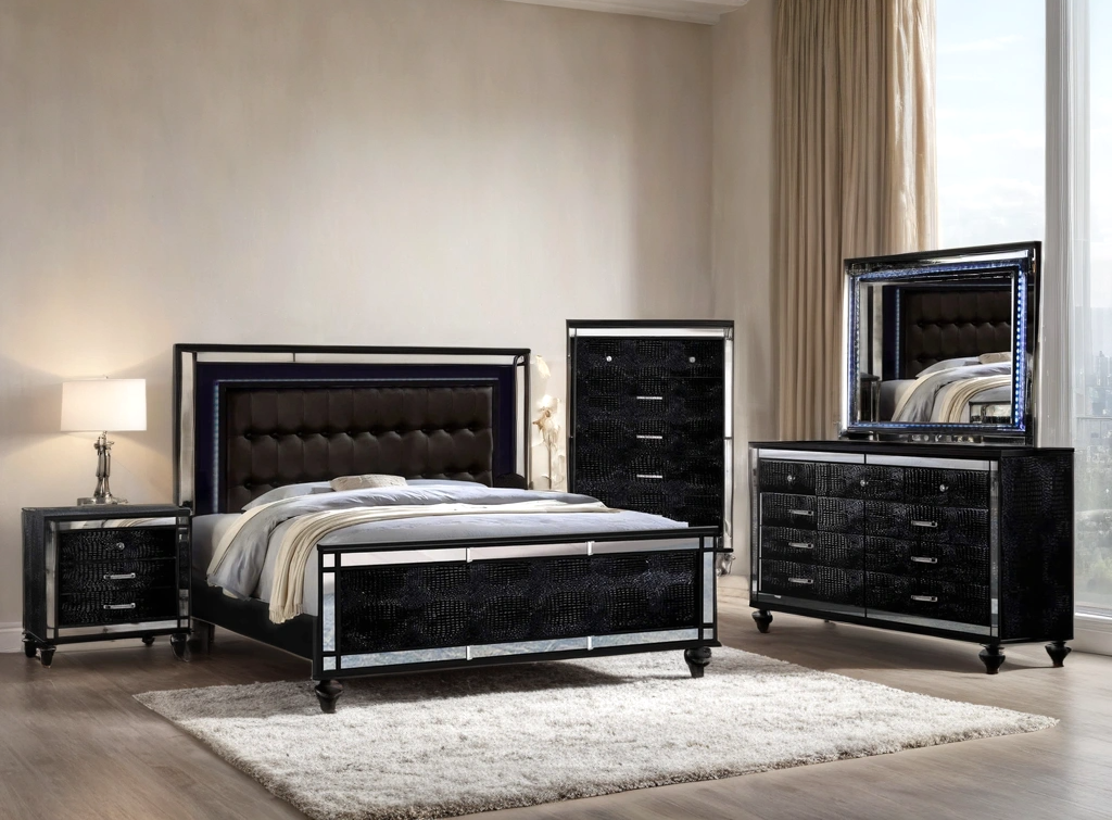 Blanca2 Bedroom Set Black
