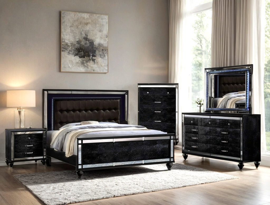 Blanca2 Bedroom Set Black