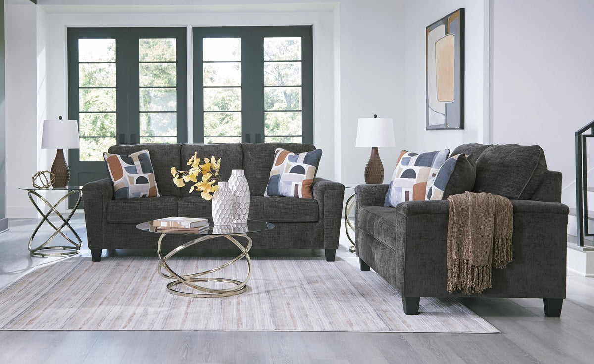 Ashley 252-06 Stationary Sofa and Loveseat Set Dusk