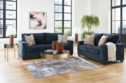 Ashley 243-03 Sofa and Loveseat Set Ink