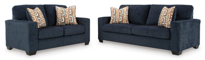 Ashley 243-03 Sofa and Loveseat Set Ink