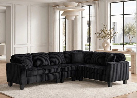 Logan2 Reversible Sectional Onyx