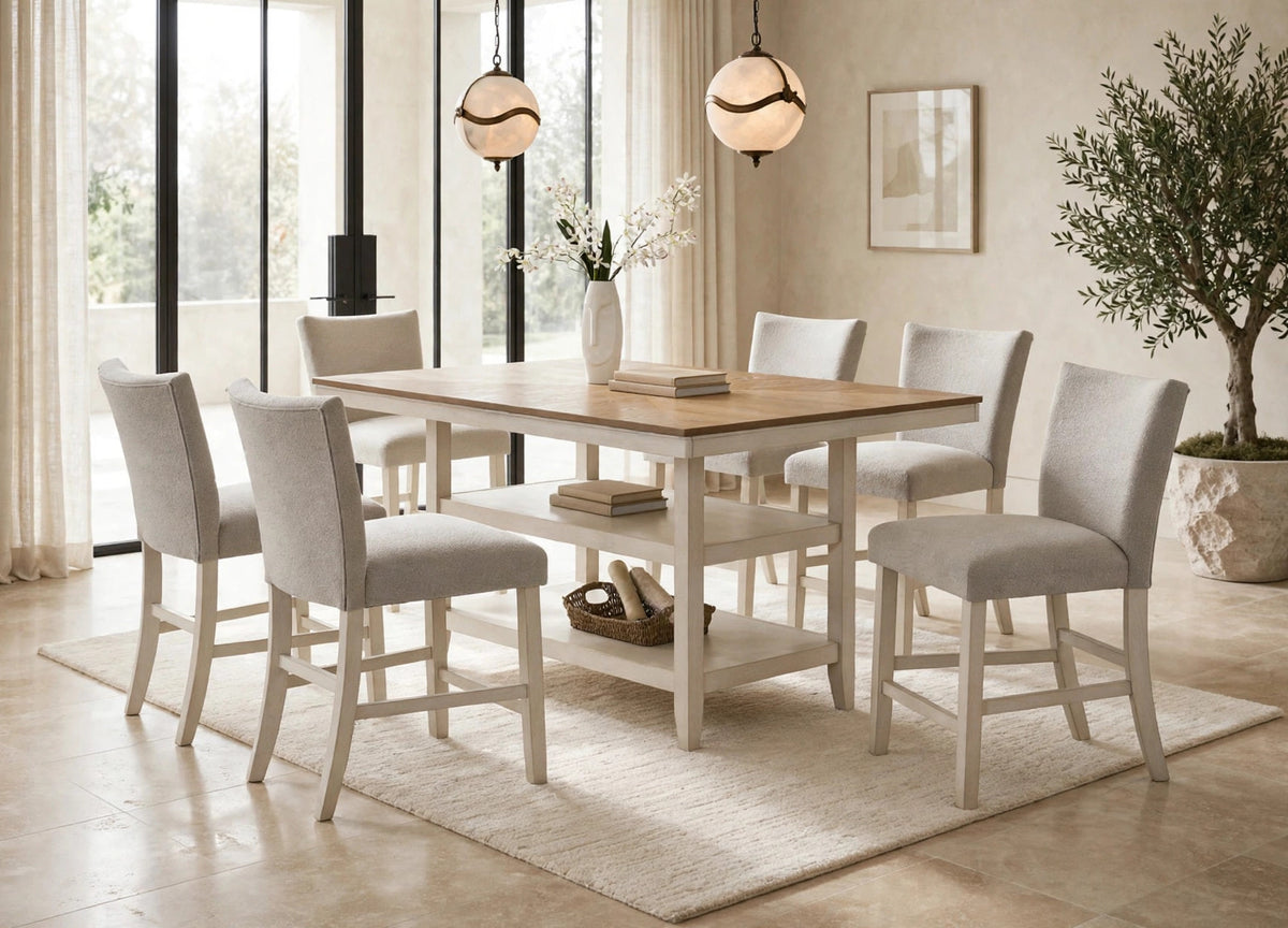 Marton 7-Piece Counter Height Dining Set