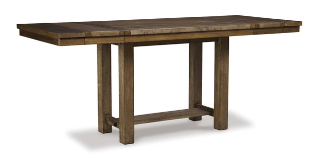 D631 7-Piece Counter Height Dining Set Grayish Brown