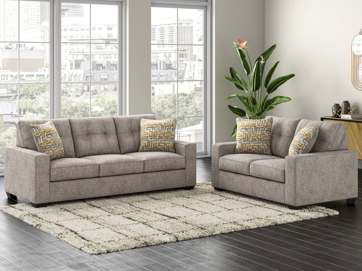 Ashley 292-04 Sofa and Loveseat Set Iron