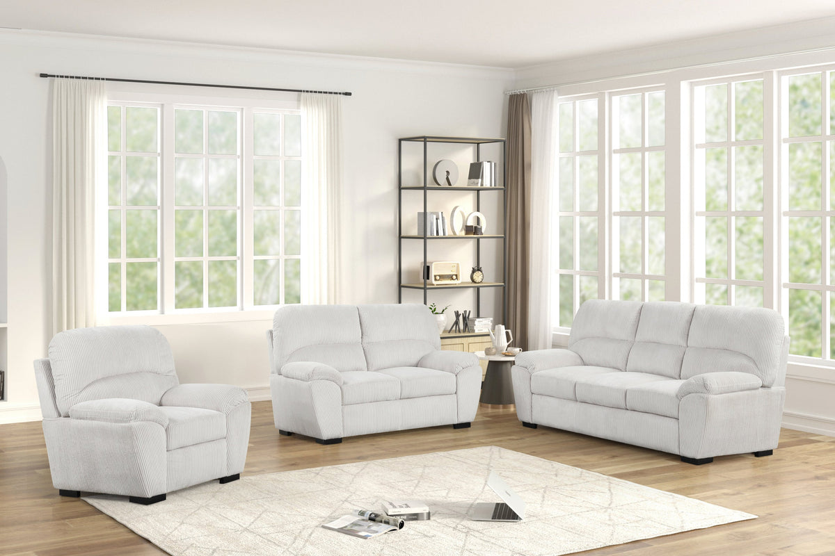 Tiffany20 Living Room Set Silver