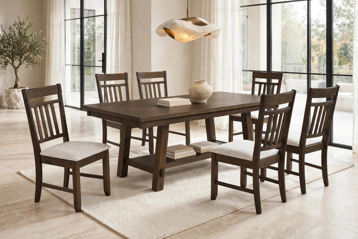 D360 7-Piece Dining Set Espresso