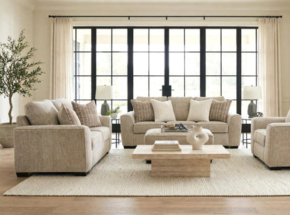 125 Stationary Sofa and Loveseat Set Ritz Taupe