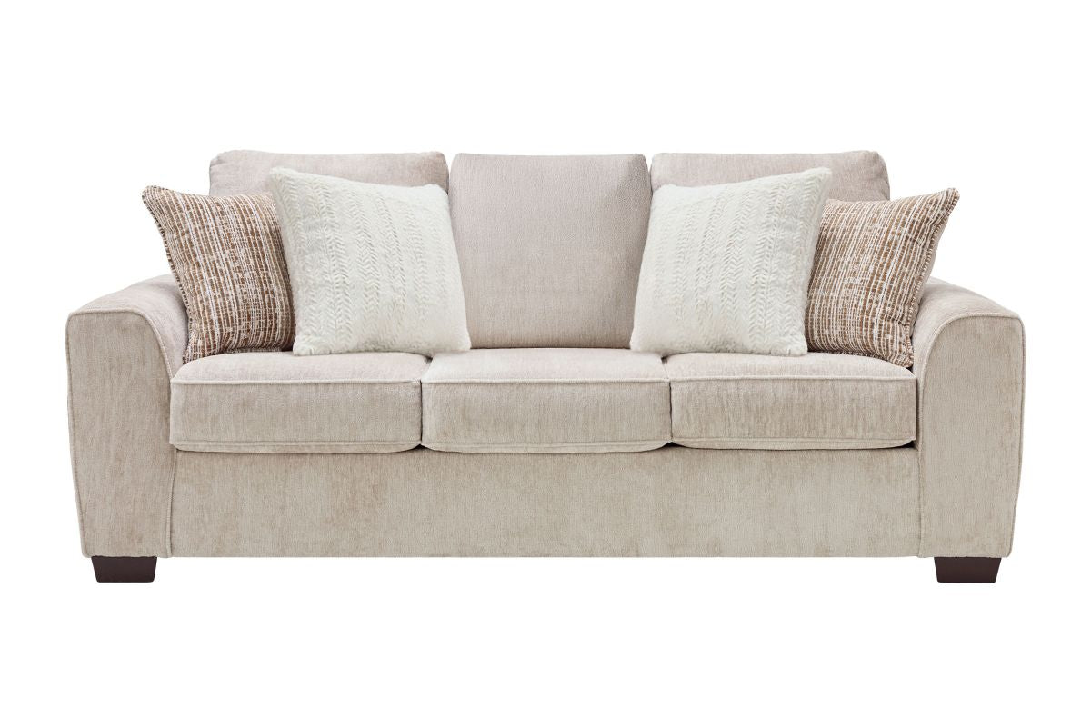 125 Stationary Sofa and Loveseat Set Ritz Taupe